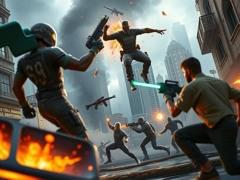 Mumbai Steel Storm game cover showing chaotic urban combat